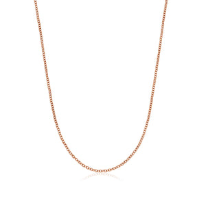 Layering Fine Chain Necklace (Rose Gold)