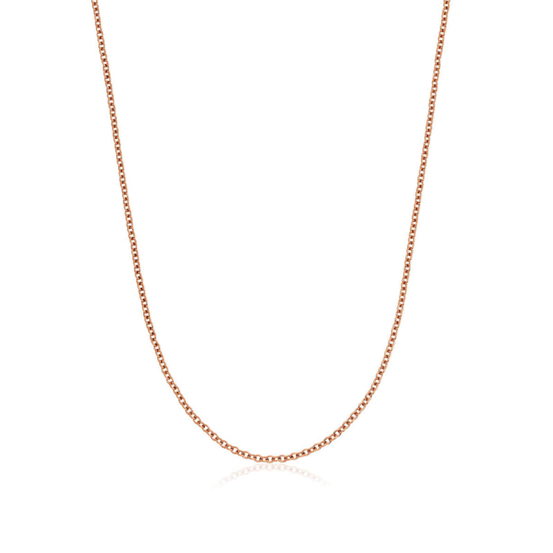 Layering Fine Chain Necklace (Rose Gold)