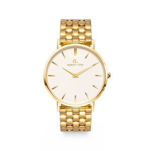 Gold Kensington Link 40 Watch