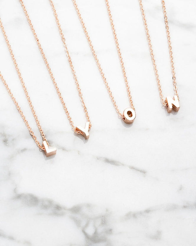 Initial Gift Set (Rose Gold)