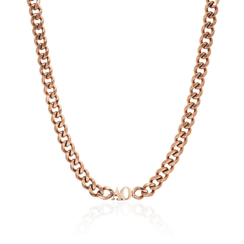 Initial Choker (Rose Gold)