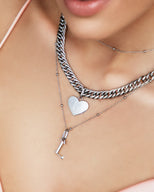 Initial Necklace (Silver)