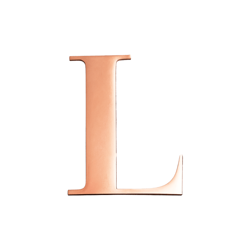 Large Metal Letters - Silver