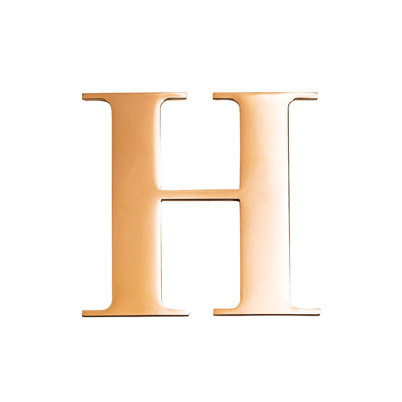 Large Metal Letters - Silver