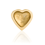 Mini Heart Birthstone Ring (Gold)