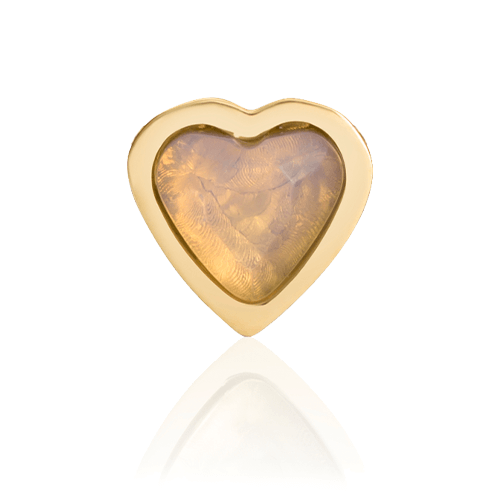 Mini Heart Birthstone Ring (Gold)