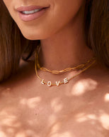 Pearl Custom Name Necklace (Gold) - test for new charms