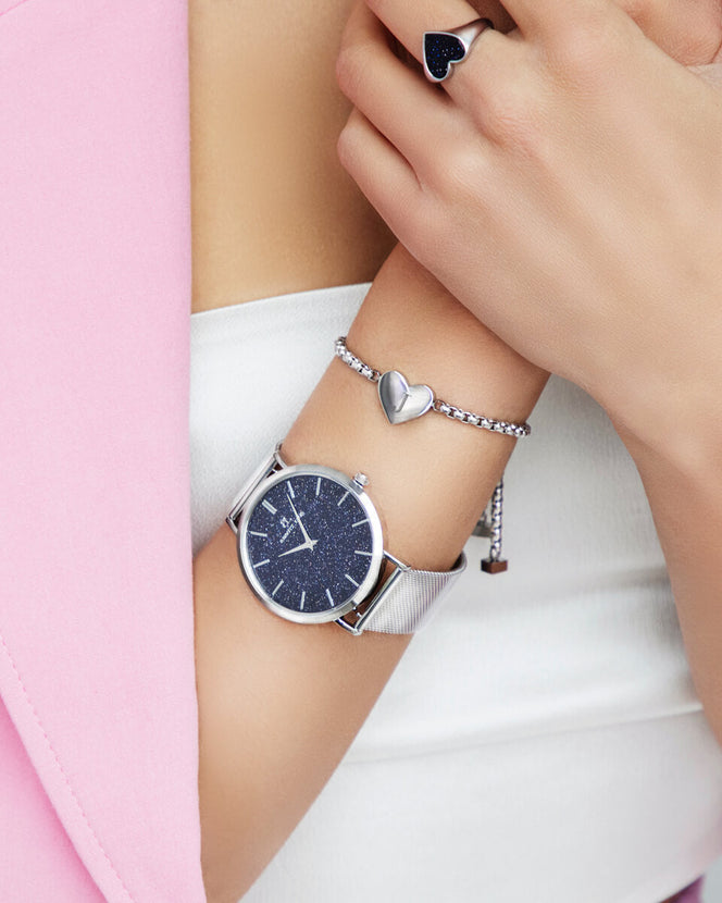 Personalise Heart Bracelet (Silver)