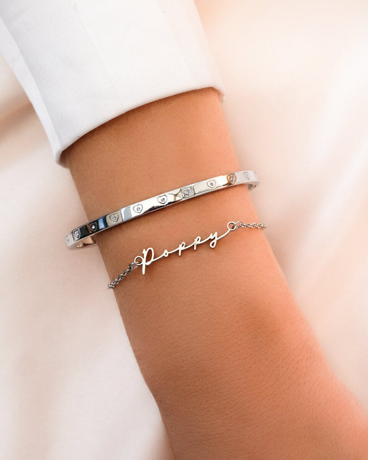 Signature Name Bracelet (Silver)