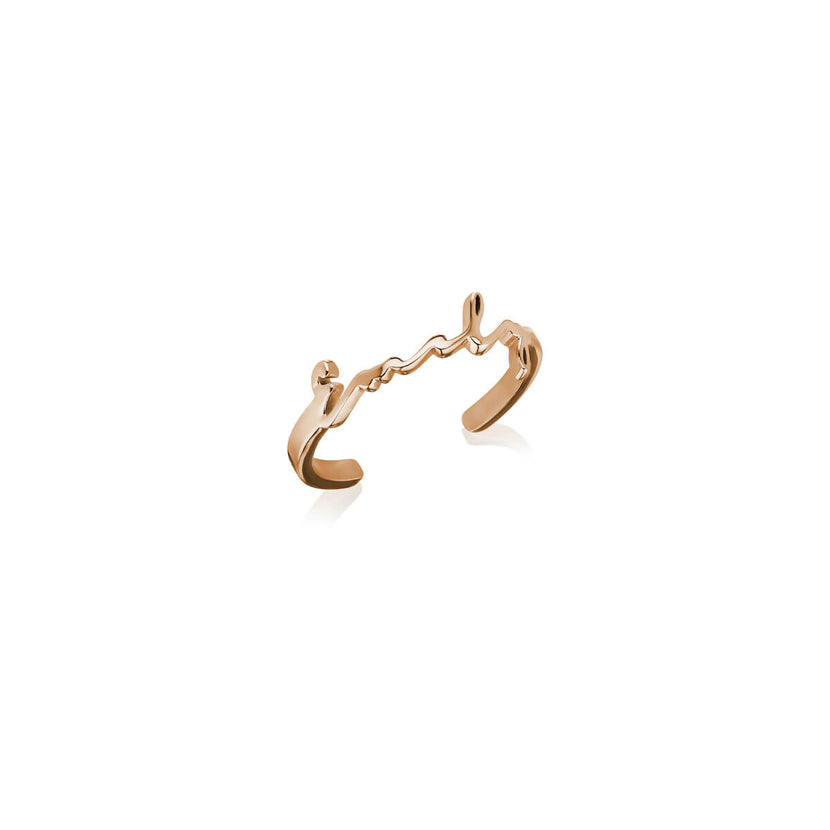 Signature Name Ring (Rose Gold)