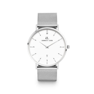 Silver Chain White Kensington 40 Watch