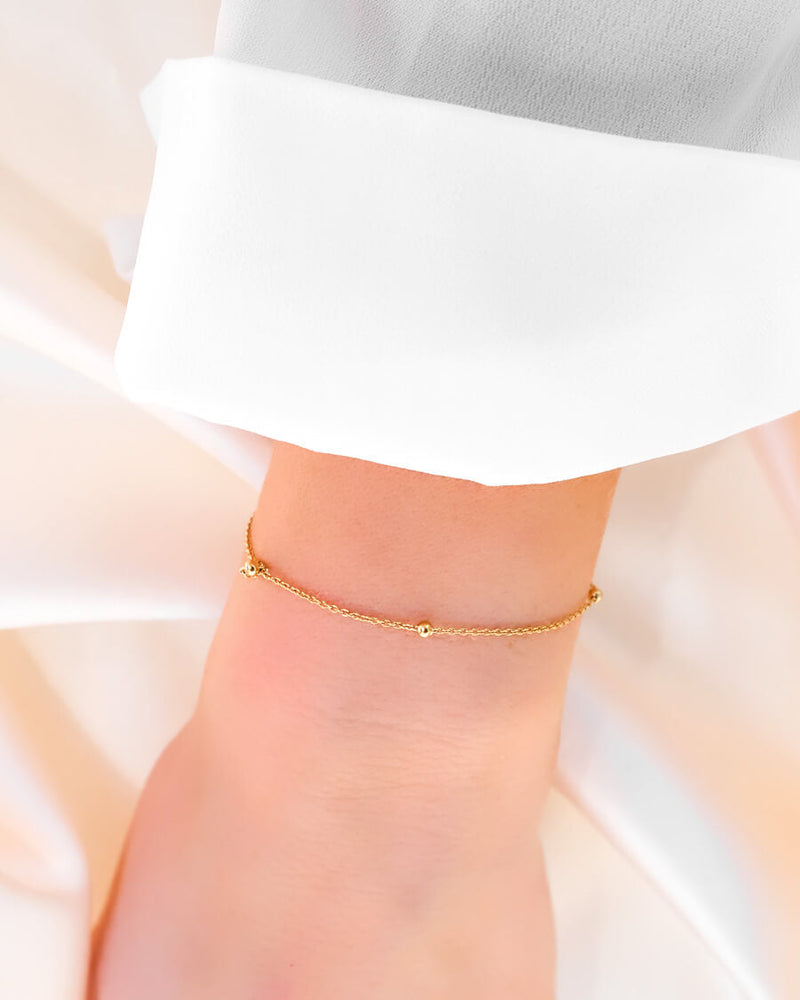Sphere Chain Bracelet (Gold)