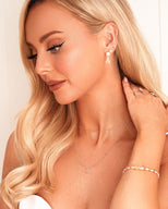 Sphere Chain Bracelet (Gold) - chain lengths test