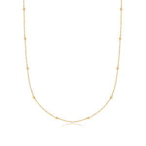 Sphere Chain Necklace 20 in (Gold)