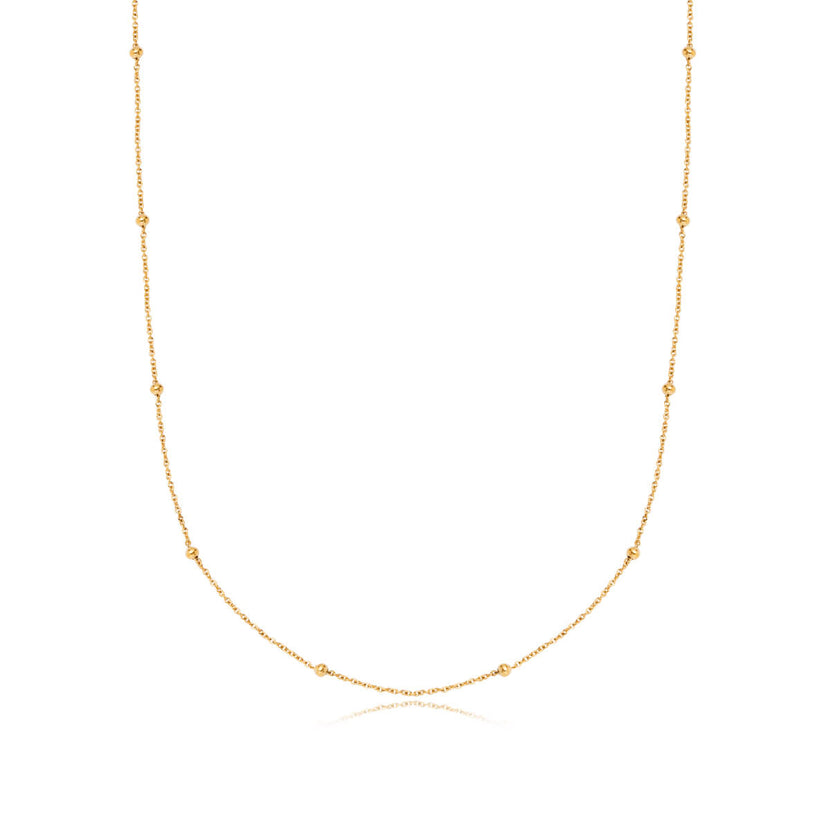 Sphere Chain Necklace 20 in (Gold)