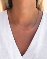Sphere Chain Necklace 20 in (Gold)