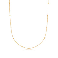 Sphere Chain Necklace (Gold)