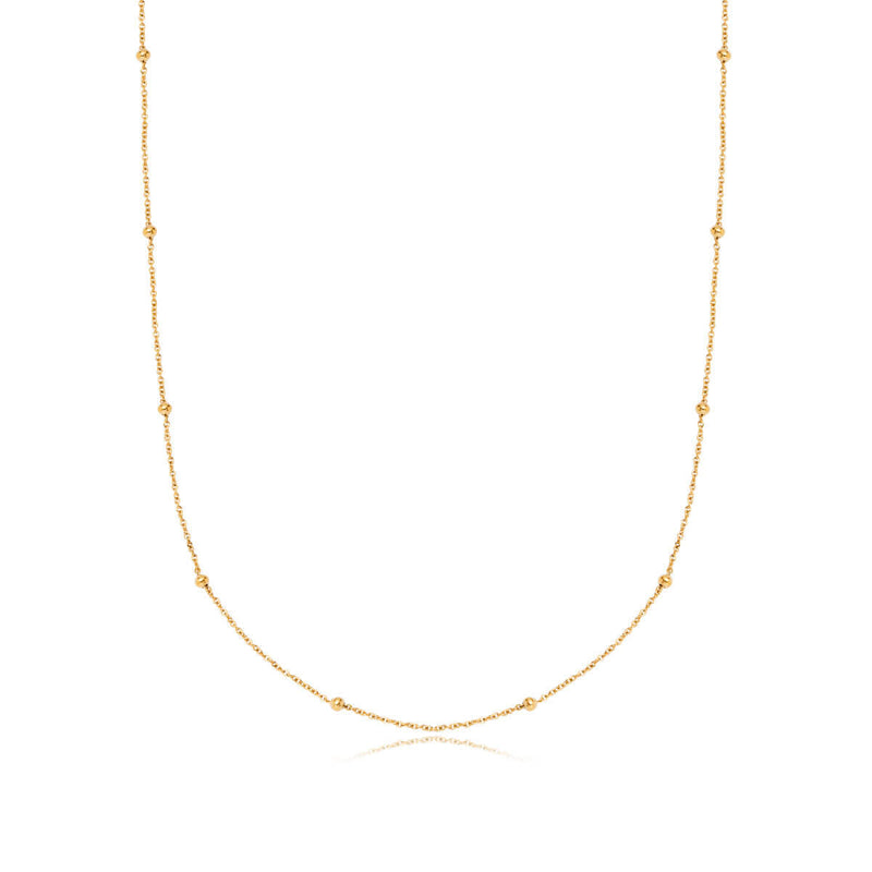 Sphere Chain Necklace (Gold)