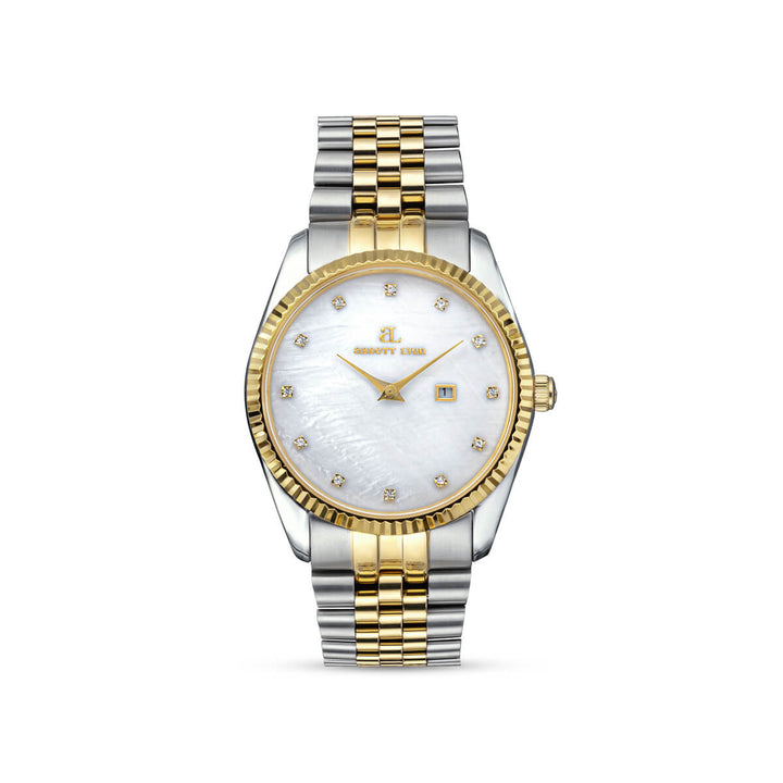 Belgravia 36mm Pearl & Crystal Link Watch