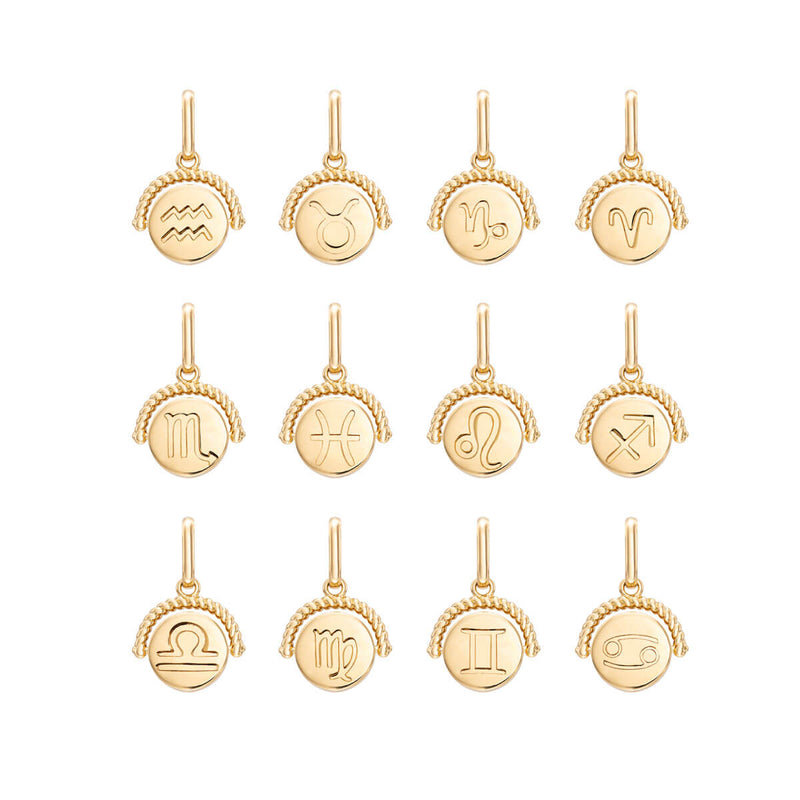 Zodiac Coin Pendant (Gold) (Copy)