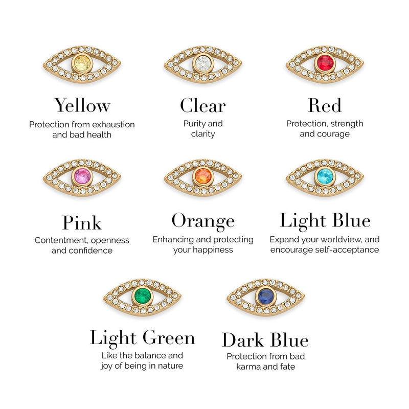 Custom Evil Eye Necklace (Gold)