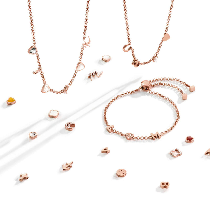 Made Mine Charm Necklace (Rose Gold)