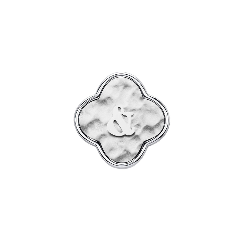 Molten Clover Charms (Silver) - &