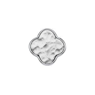 Molten Clover Charms (Silver) - Plain Clover