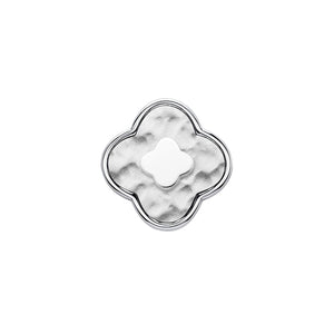 Molten Clover Charms (Silver) - Clover