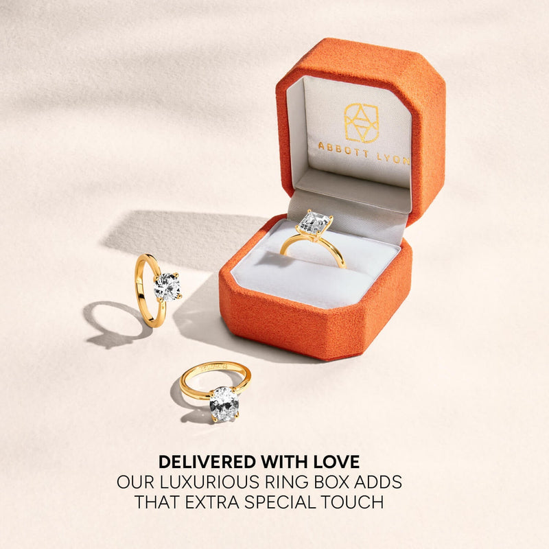 Pear Cut Solitaire Ring 2ct (Gold)